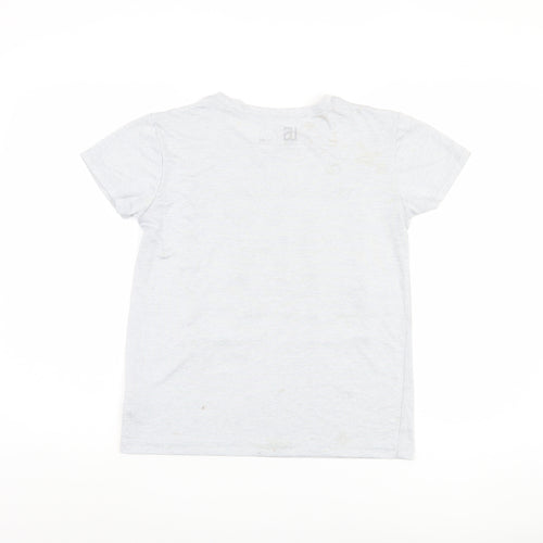 US Athletic Boys' Grey T-Shirt, 13 Years, Graphic Style
