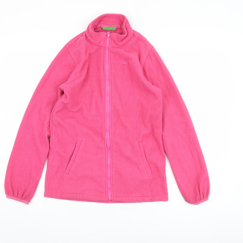 Mountain Warehouse Girls Pink Fleece Jacket 13 Years