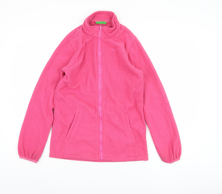 Mountain Warehouse Girls Pink Fleece Jacket 13 Years
