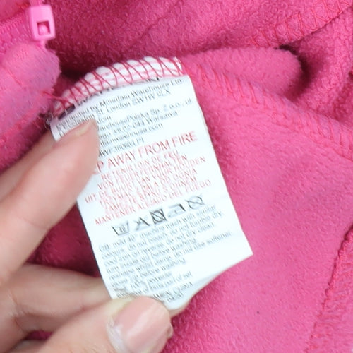 Mountain Warehouse Girls Pink Fleece Jacket 13 Years