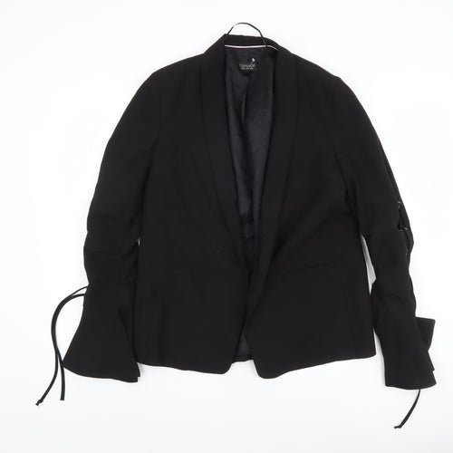 Topshop Women's Black Suit Jacket Size 12