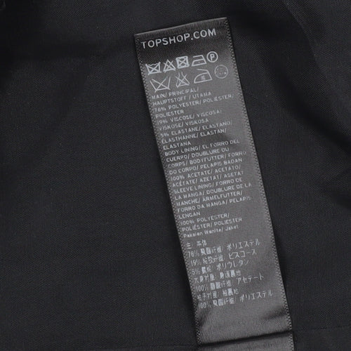 Topshop Women's Black Suit Jacket Size 12