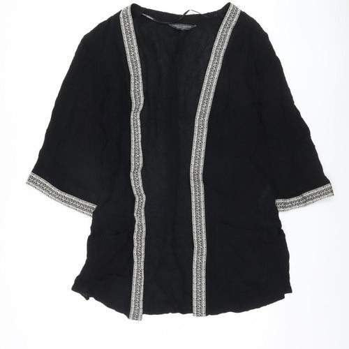 Dorothy Perkins Women's Black Cover Up M Embroidered