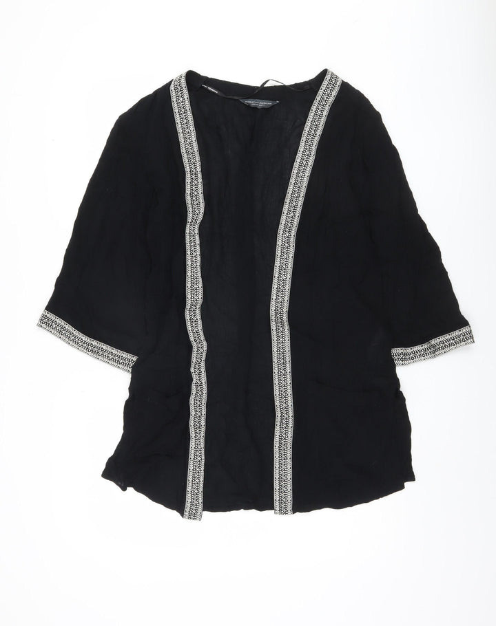 Dorothy Perkins Women's Black Cover Up M Embroidered