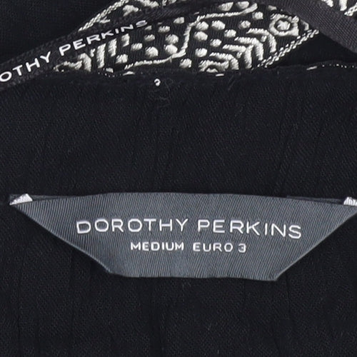 Dorothy Perkins Women's Black Cover Up M Embroidered