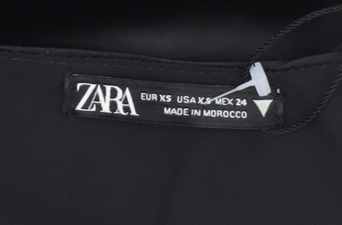 Zara Women's Black Slip Dress XS Party Wear