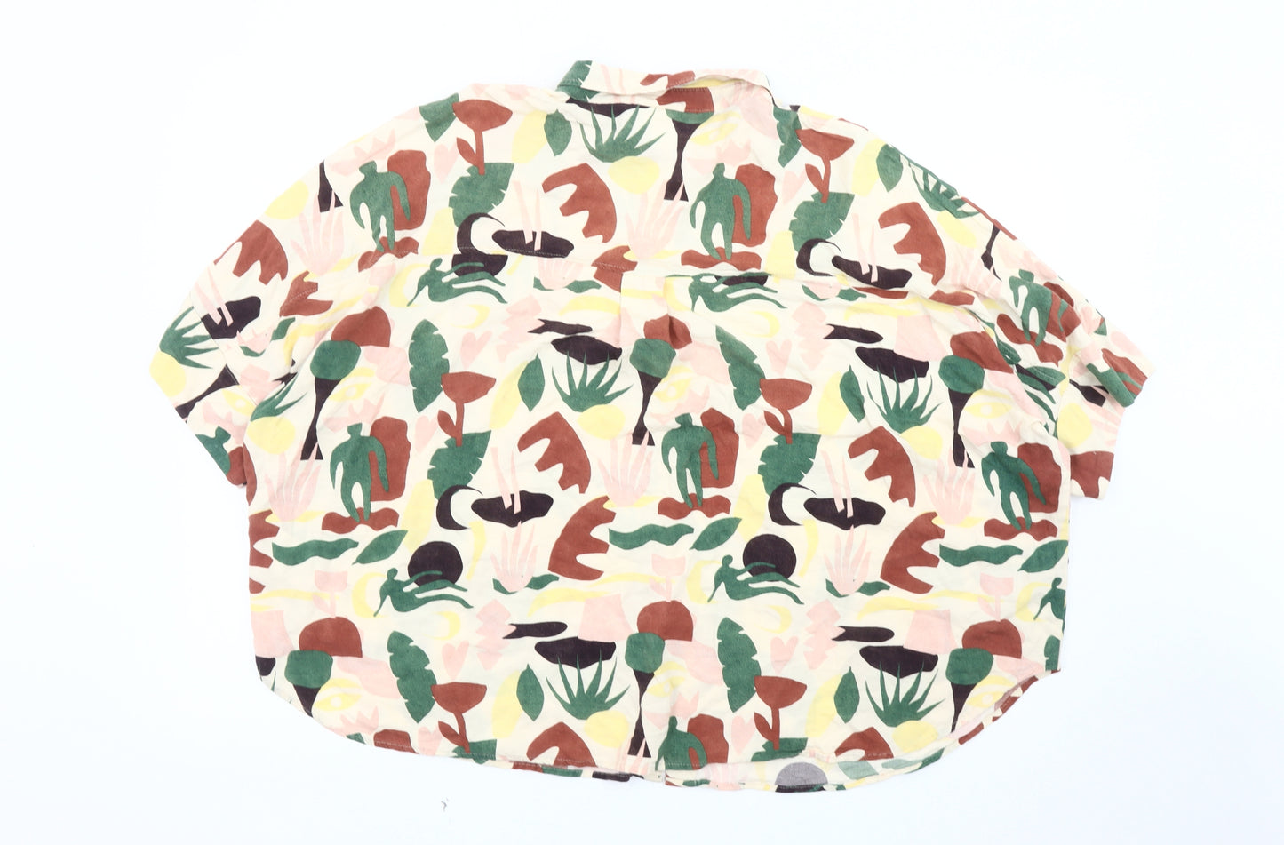 Monki Multicoloured Women's L Abstract Blouse