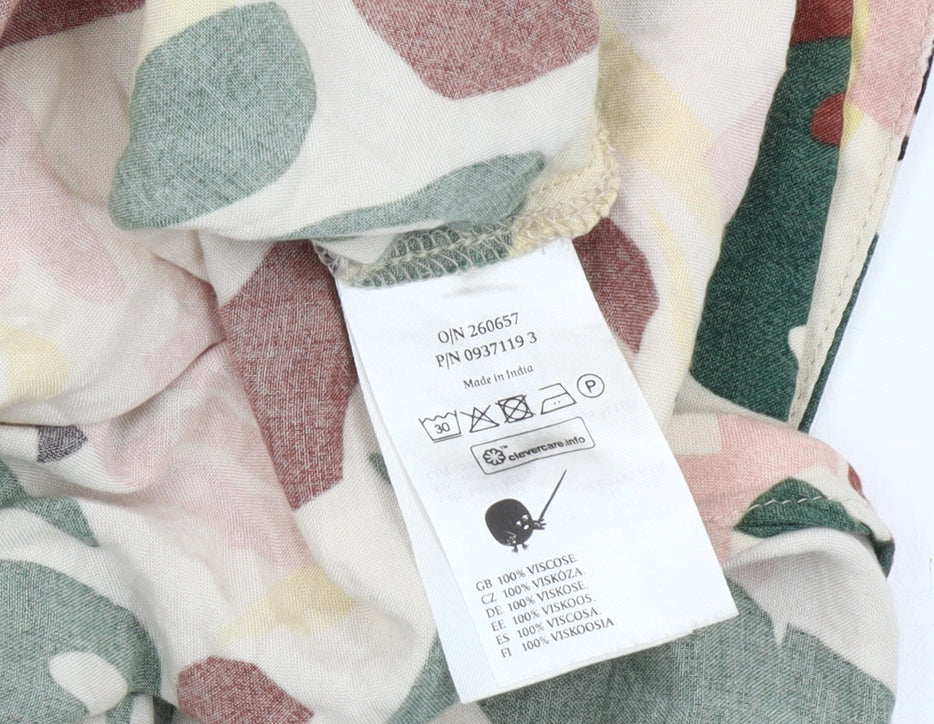 Monki Multicoloured Women's L Abstract Blouse