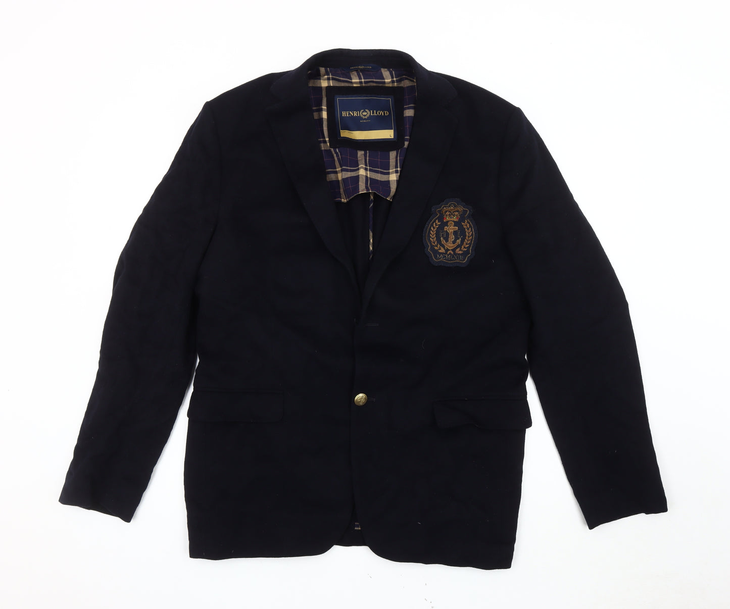 Henri Lloyd Men's Blue Blazer, L, Casual Style