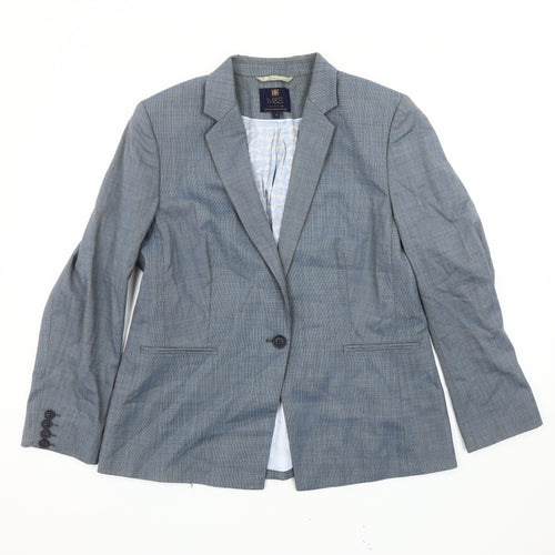 Marks and Spencer Grey Women's Blazer Size 14