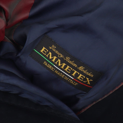 Emmetex Men's Black Jacket 42R, Single-Breasted Formal