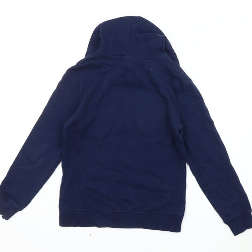 L.O.G.G. Boys Blue Hoodie NYC Logo Pullover 11-12 Years