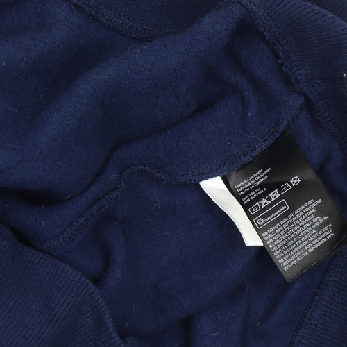 L.O.G.G. Boys Blue Hoodie NYC Logo Pullover 11-12 Years