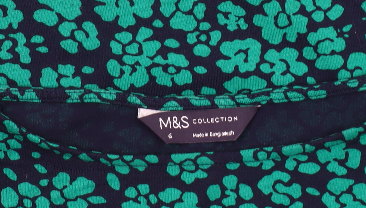 Marks and Spencer Women's Floral Boat Neck Top