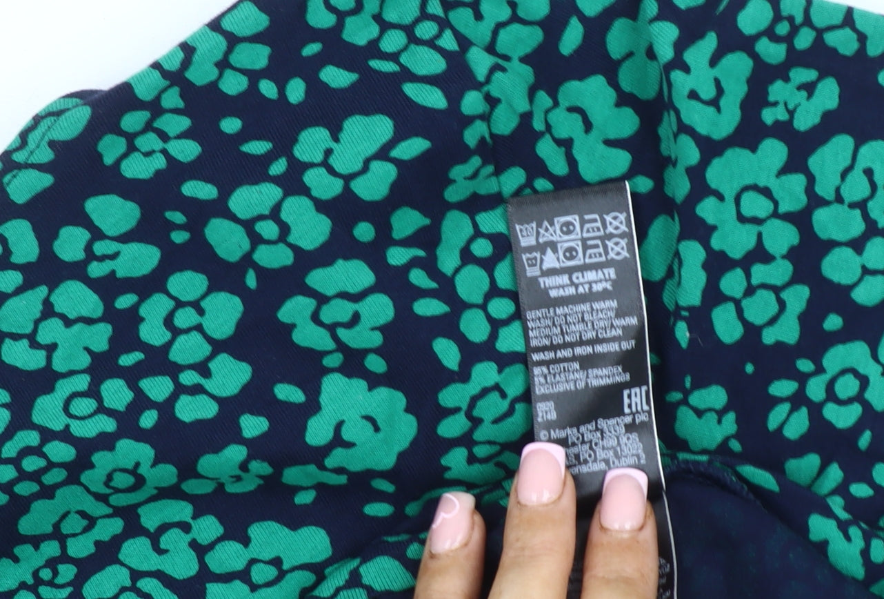 Marks and Spencer Women's Floral Boat Neck Top