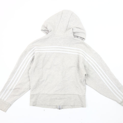 Adidas Women's Grey Basic Jacket 2XS