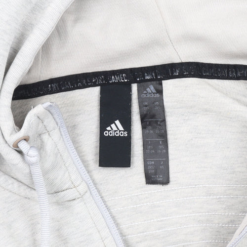 Adidas Women's Grey Basic Jacket 2XS