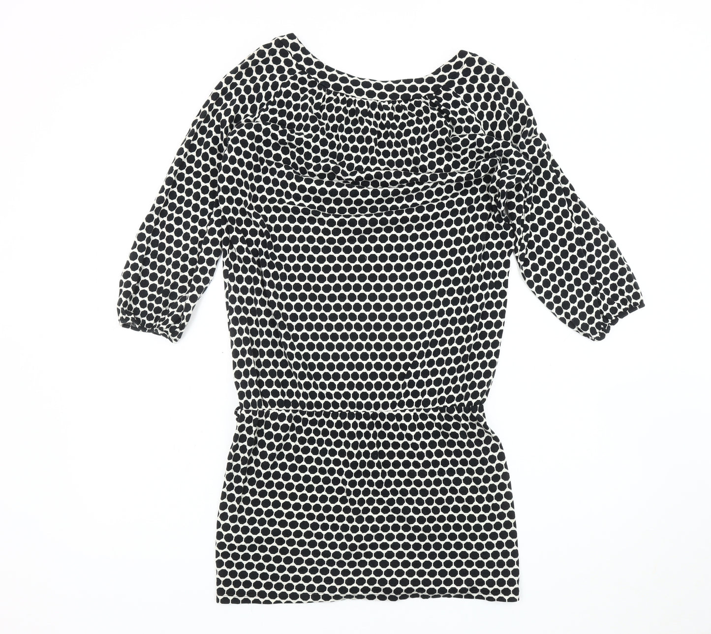 Marks and Spencer Women's Black Polka Dot Tunic Size 12