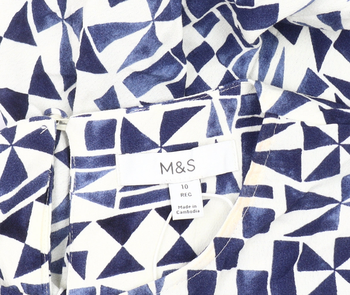 Marks and Spencer Women's Geometric Midi Dress