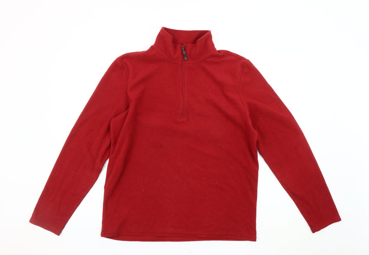 Peter Storm Men's Red Pullover Fleece Sweatshirt M