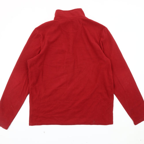 Peter Storm Men's Red Pullover Fleece Sweatshirt M