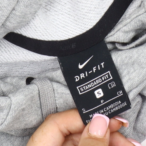 Nike Men's Grey Pullover Hoodie Size S