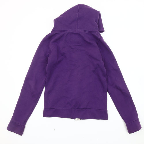 Miss 21 Women's Purple XS Basic Hooded Jacket