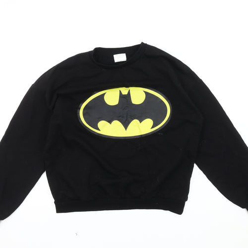 Sinsay Black Unisex Batman Pullover Sweatshirt S