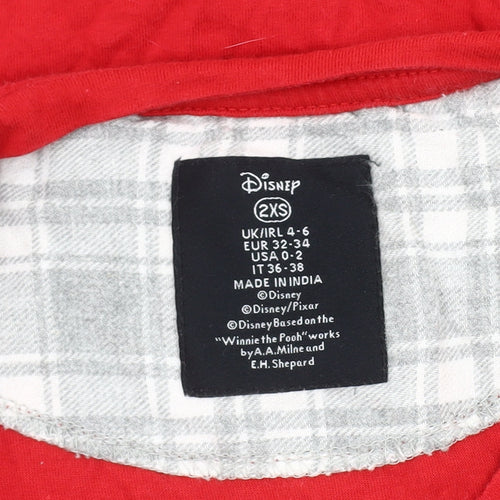 Disney Women's Red 2XS 101 Dalmatians Pyjama Top