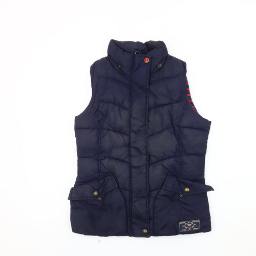 Joules Women's Navy Waistcoat Size 8 - Marine Theme