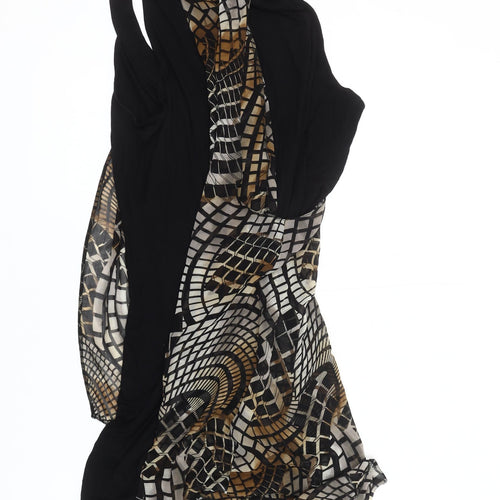 Wallis Women's Black Geometric Sleeveless Top