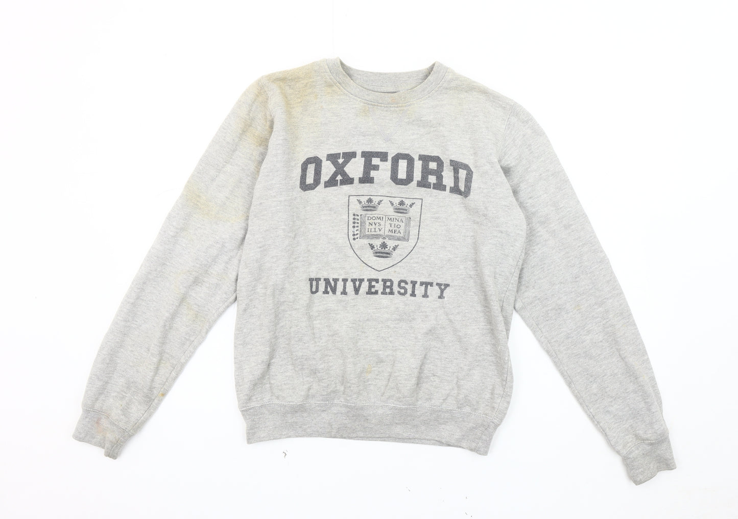 Oxford University Men’s Grey Pullover Sweatshirt XS