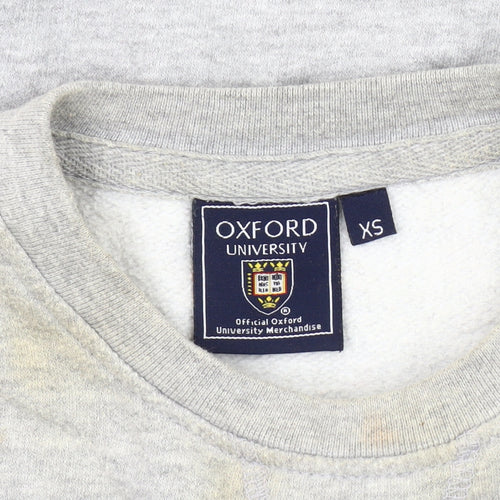 Oxford University Men’s Grey Pullover Sweatshirt XS