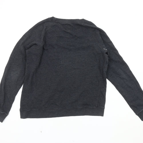 Jack Wills Women's Black Pullover Sweatshirt, Size 16