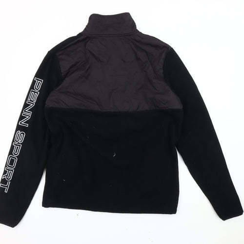 Penn Men's Black Pullover Sweatshirt, Size M, Fleece