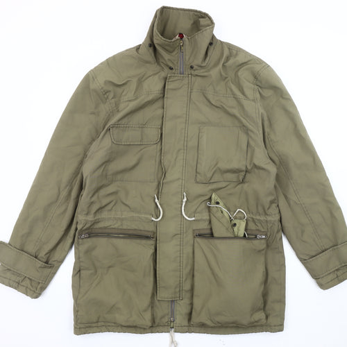 Boston Athletic Club Men's Green Parka Jacket M