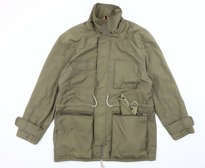Boston Athletic Club Men's Green Parka Jacket M