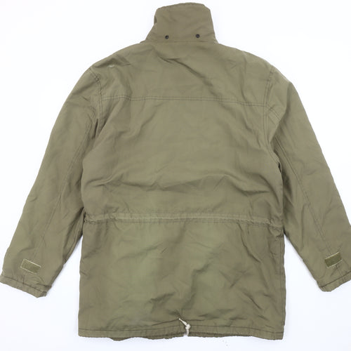 Boston Athletic Club Men's Green Parka Jacket M