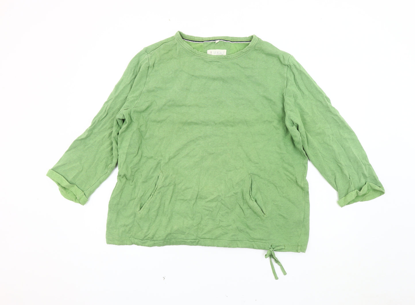 Seasalt Cornwall Green Tunic T-Shirt Size 18 Women