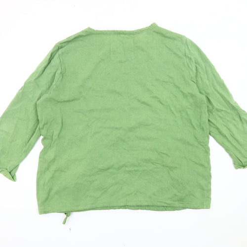 Seasalt Cornwall Green Tunic T-Shirt Size 18 Women