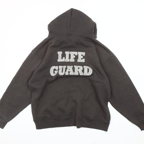 Hunters Men's Black Hoodie M Beach Pullover