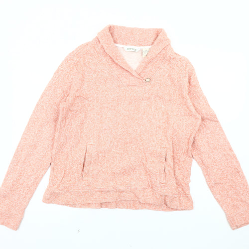 Orvis Women's Pink Pullover Sweatshirt, Size M, Casual