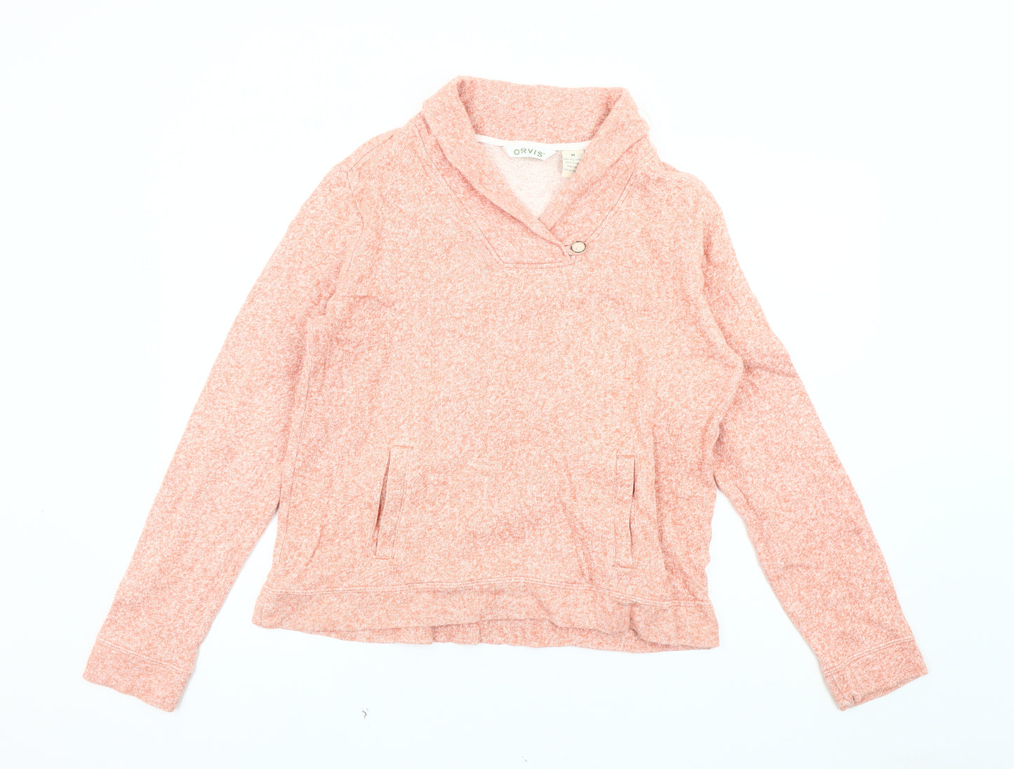 Orvis Women's Pink Pullover Sweatshirt, Size M, Casual