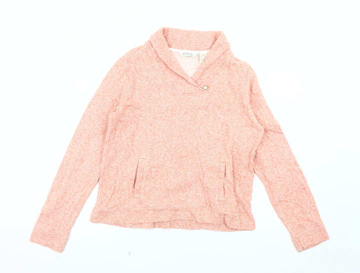 Orvis Women's Pink Pullover Sweatshirt, Size M, Casual