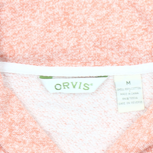 Orvis Women's Pink Pullover Sweatshirt, Size M, Casual