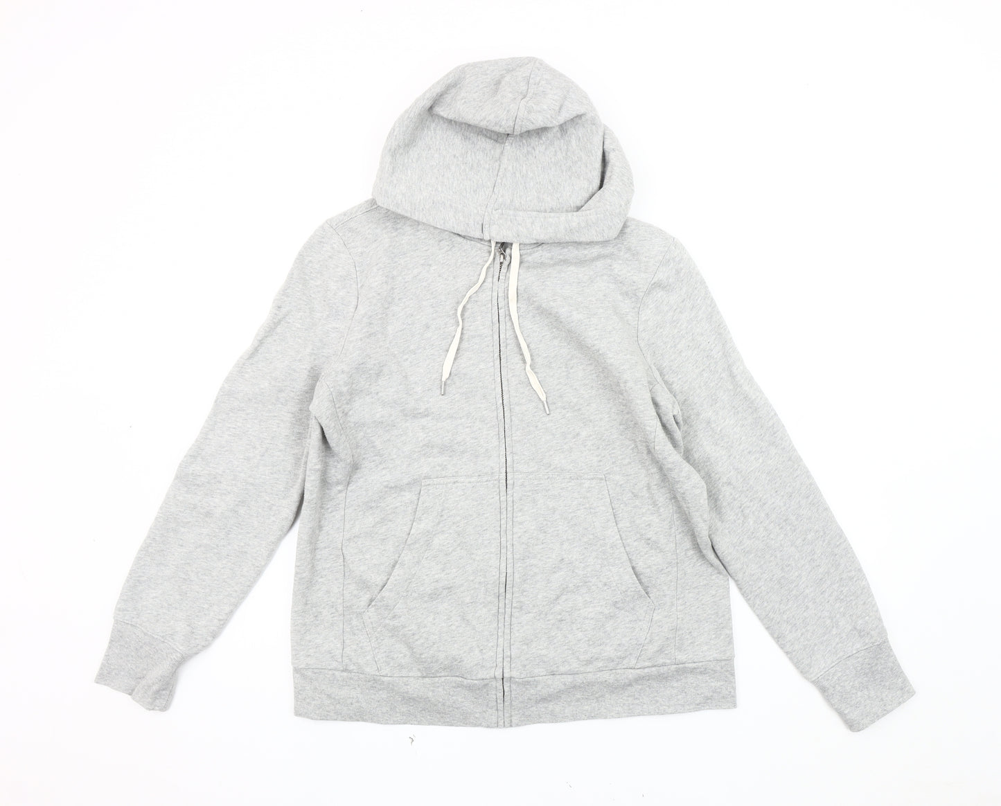 The White Company Women's Grey Hooded Jacket Size 14