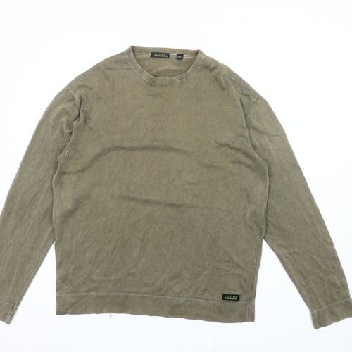 Ted Baker Men's Green Cotton Sweatshirt S
