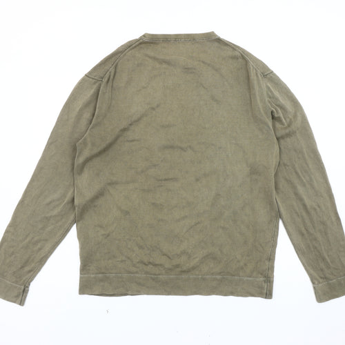 Ted Baker Men's Green Cotton Sweatshirt S
