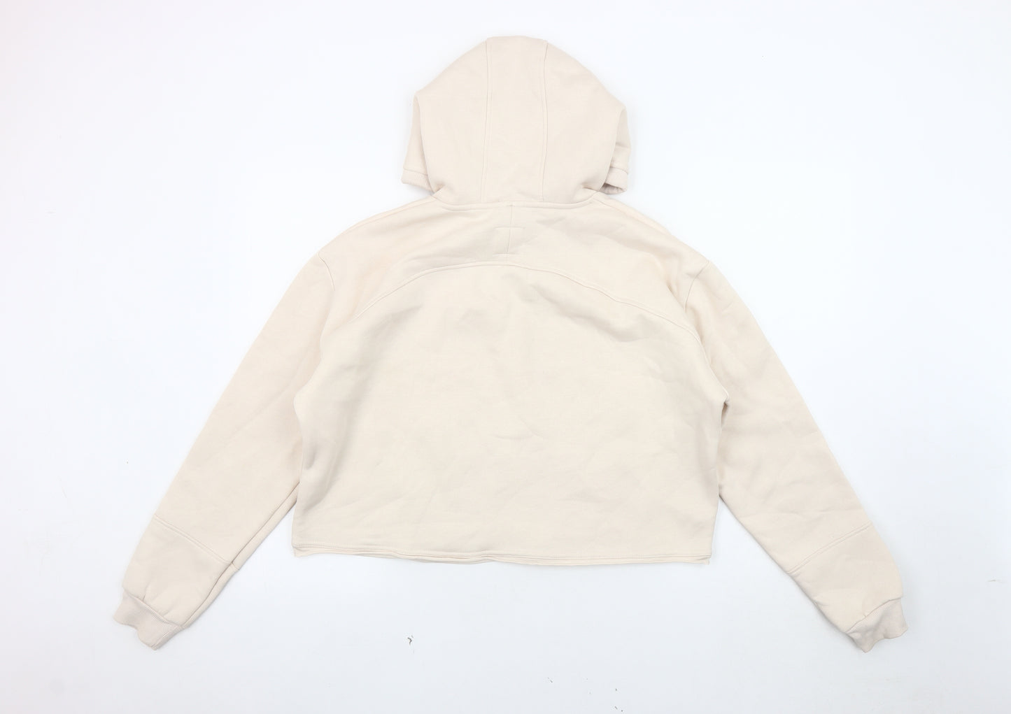 Lounge Women’s Beige Hoodie, Large, Cotton Blend