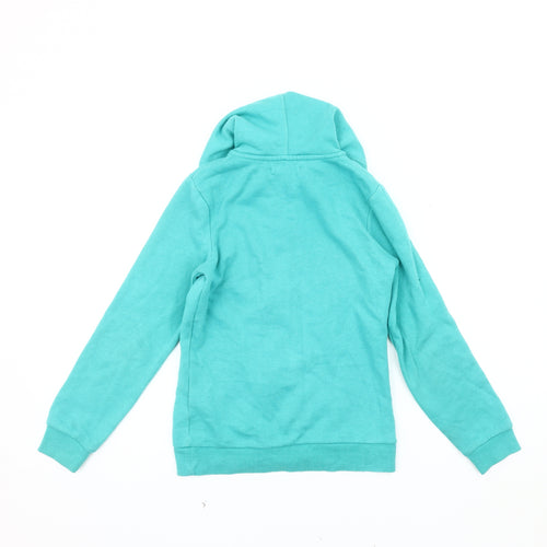 Roxy Girls Blue Hooded Jacket - Size 10, Winter Favourite